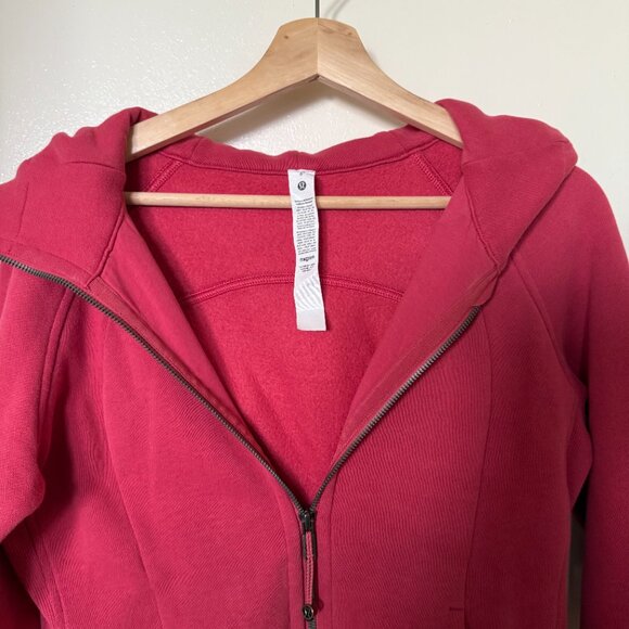 Lululemon Bon Bon Rose Pink Scuba Full Zip Hoodie US 6 - Picture 3 of 7